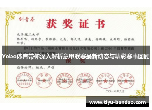 Yobo体育带你深入解析意甲联赛最新动态与精彩赛事回顾