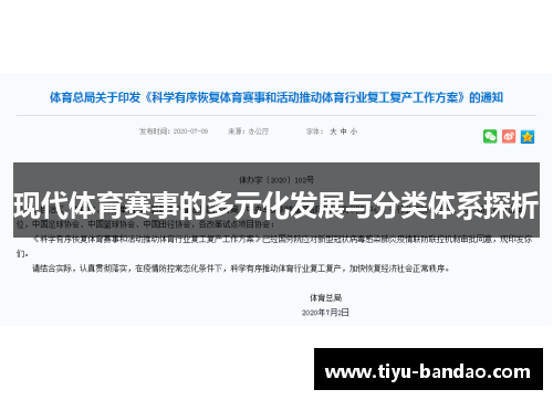 现代体育赛事的多元化发展与分类体系探析
