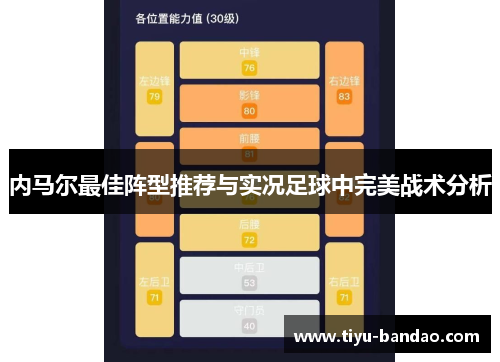 内马尔最佳阵型推荐与实况足球中完美战术分析